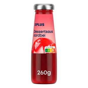PLUS dessertsaus aardbei