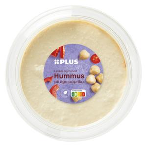 PLUS Hummus op brood pittige paprika