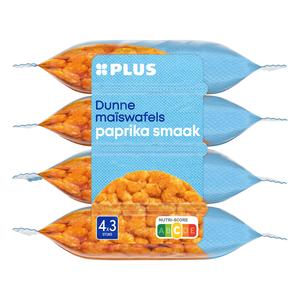 PLUS Maiswafels Paprika