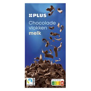 PLUS Chocoladevlokken melk Fairtrade