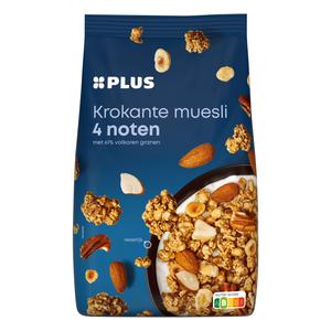 PLUS Krokante muesli 4 noten