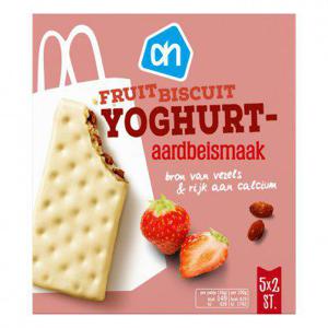 AH Yoghurt fruitbiscuit aardbei