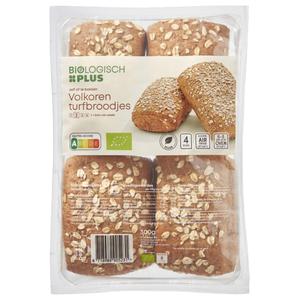 Biologisch PLUS Volkoren turfbroodjes