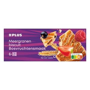 PLUS Meergranenbiscuit bosvruchten