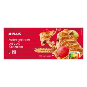 PLUS Meergranenbiscuit krenten