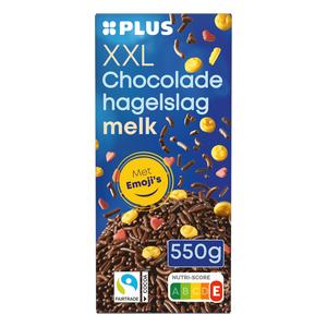PLUS XXL Hagelslag melk met Emoji's