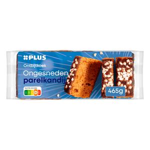 PLUS Ontbijtkoek Parelkandij ongesneden