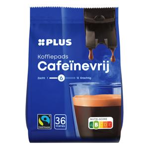PLUS Koffiepads decaf Fairtrade