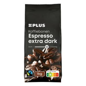 PLUS Koffiebonen espresso extra dark FT