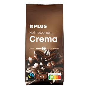 PLUS Koffiebonen Crema Fairtrade
