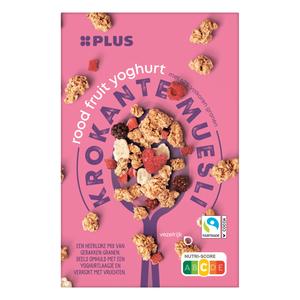 PLUS Krokante muesli rood fruit - yoghurt