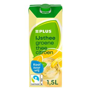 PLUS IJsthee groene thee citroen Fairtrade