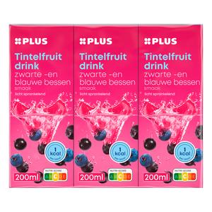 PLUS Tintelfruit zwarte en blauwe bes 6p