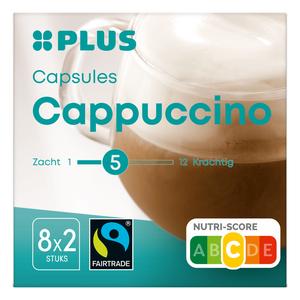 PLUS Koffiecapsules cappuccino fairtrade