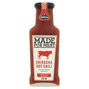 Kühne Made for meat saus sriracha hot chili