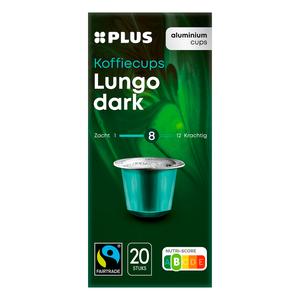 PLUS Koffiecups lungo dark Fairtrade