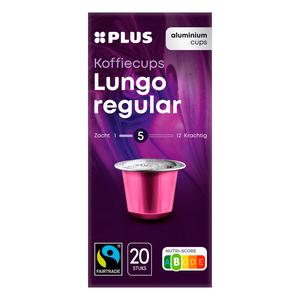 PLUS Koffiecups lungo regular Fairtrade