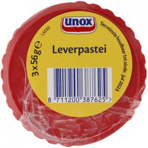 Unox Blik leverpastei