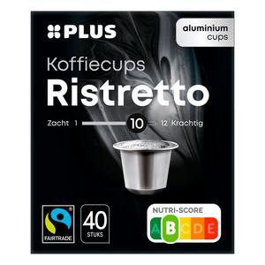 PLUS Koffiecups ristretto Fairtrade