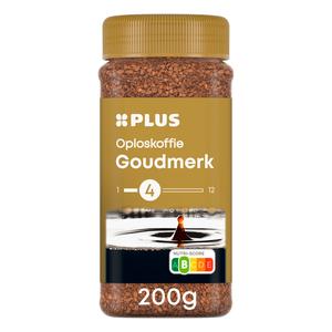 PLUS Oploskoffie goudmerk UTZ