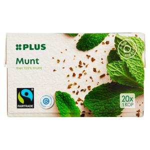 PLUS Munt Thee 1.5 GR Fairtrade