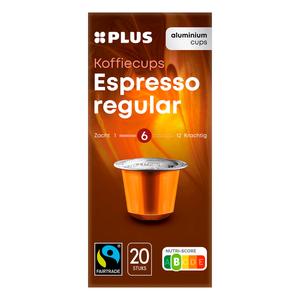 PLUS Koffiecups espresso regular Fairtrade