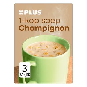 PLUS 1 kops soep champignon