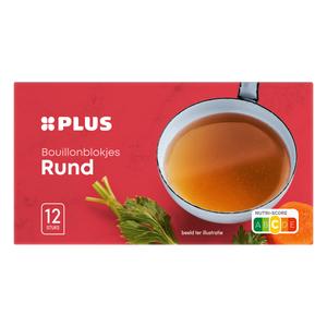 PLUS Bouillonblokjes rund