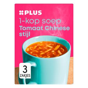 PLUS 1-kop soep Chinese tomaat
