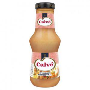 Calvé Saus fles whisky cocktail