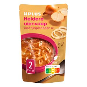 PLUS Heldere soep met fijngesneden ui