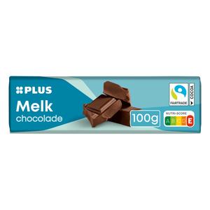 PLUS Chocoladereep melk Fairtrade