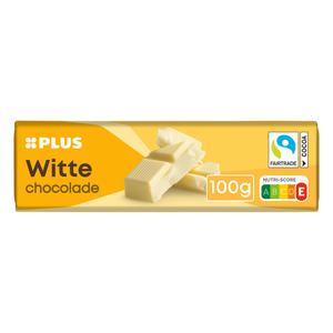 PLUS Chocoladereep wit Fairtrade