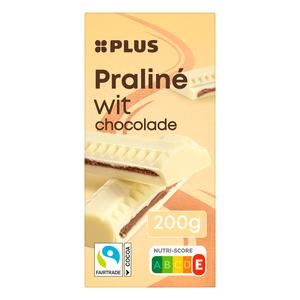 PLUS Tablet chocolade praliné wit