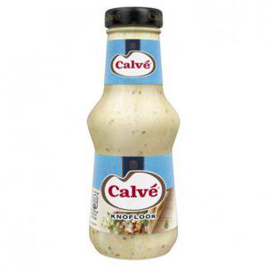 Calvé Saus fles knoflook