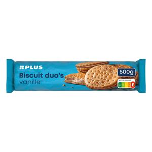 PLUS Biscuit duo's vanille