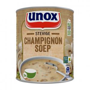 Unox Soep in blik stevige champignonsoep