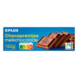 PLUS Chocoprentjes melk Fairtrade