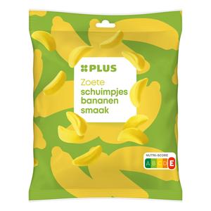 PLUS Snoep Banana Schuim