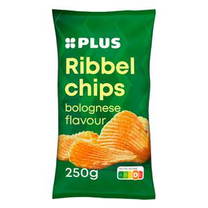 PLUS Ribbelchips bolognese