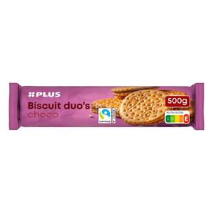 PLUS Biscuit duo's cacao Fairtrade