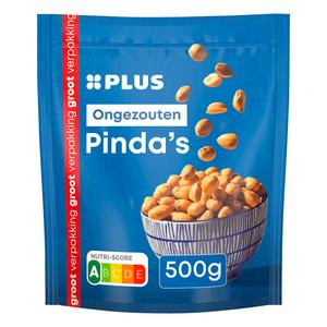 PLUS Pinda's ongezouten 500 gram