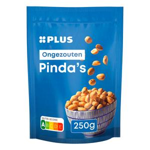 PLUS Pinda's ongezouten 250 gram