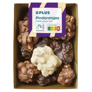 PLUS Pindarotsjes melk-wit-puur