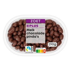 PLUS Melkchocolade pinda's Fairtrade