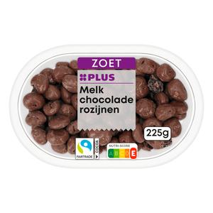PLUS Melkchocolade rozijnen Fairtrade