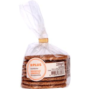 PLUS Stroopwafels karamel zeezout