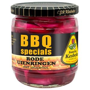 Kesbeke BBQ specials rode uienringen met jalapeños