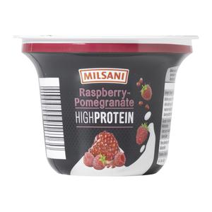 Milsani High protein yoghurt framboos-granaatappel