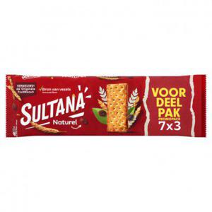 Sultana Fruitbiscuit naturel 7-pak voordeel